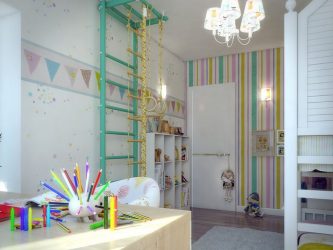 Parede sueca em um apartamento para crianças e adultos com as próprias mãos (135+ fotos)