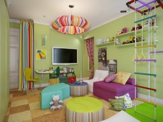Parede sueca em um apartamento para crianças e adultos com as próprias mãos (135+ fotos)