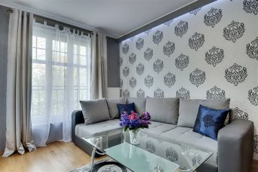 Design de interiores com papel de parede cinza (mais de 140 fotos): Regras gerais para seleção e combinação