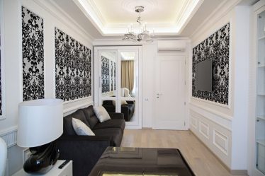 Design de interiores com papel de parede cinza (mais de 140 fotos): Regras gerais para seleção e combinação