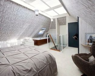 Design de interiores com papel de parede cinza (mais de 140 fotos): Regras gerais para seleção e combinação