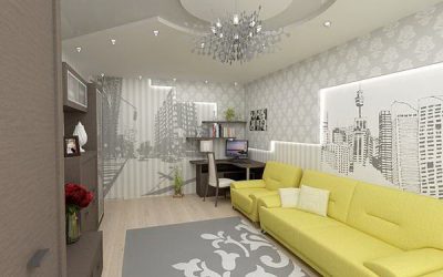 Design de interiores com papel de parede cinza (mais de 140 fotos): Regras gerais para seleção e combinação