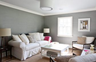 Interior design with gray wallpaper (140+ Photos): General rules for selection and combination