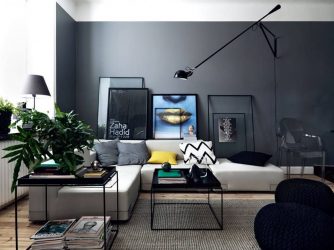 Mais de 150 fotos de interiores modernos em cor cinza. As vantagens que dão design cinza