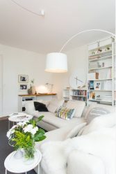 Estilo escandinavo: 240+ Fotos de concisão e contenção no design. O que torna esse estilo no interior disso?