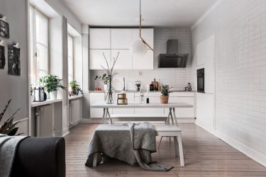 Estilo escandinavo: 240+ Fotos de concisão e contenção no design. O que torna esse estilo no interior disso?