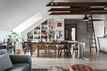 Estilo escandinavo: 240+ Fotos de concisão e contenção no design. O que torna esse estilo no interior disso?