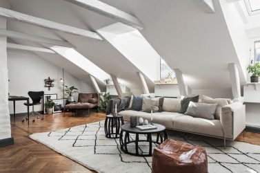 Estilo escandinavo: 240+ Fotos de concisão e contenção no design. O que torna esse estilo no interior disso?
