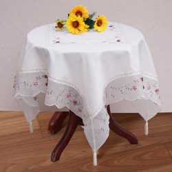 Experimentando com toalhas de mesa em cima da mesa: 265+ Fotos de opções bonitas e modernas (silicone, transparentes, a céu aberto)