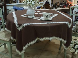 Experimentando com toalhas de mesa em cima da mesa: 265+ Fotos de opções bonitas e modernas (silicone, transparentes, a céu aberto)