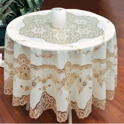 Experimentando com toalhas de mesa em cima da mesa: 265+ Fotos de opções bonitas e modernas (silicone, transparentes, a céu aberto)