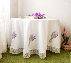 Experimentando com toalhas de mesa em cima da mesa: 265+ Fotos de opções bonitas e modernas (silicone, transparentes, a céu aberto)
