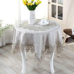 Experimentando com toalhas de mesa em cima da mesa: 265+ Fotos de opções bonitas e modernas (silicone, transparentes, a céu aberto)