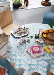 Experimentando com toalhas de mesa em cima da mesa: 265+ Fotos de opções bonitas e modernas (silicone, transparentes, a céu aberto)