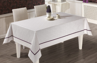 Experimenting with tablecloths on the table: 265+ Photos of beautiful and modern options (silicone, transparent, openwork)