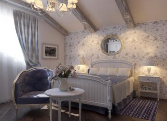 Quartos interiores em estilo provençal: 150+ (Foto) Idéias para criar beleza e aconchego