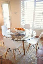 Mesas de vidro - confiabilidade e exclusividade do interior. 285+ (foto) opções com gosto de designer