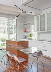 Mesas de vidro - confiabilidade e exclusividade do interior. 285+ (foto) opções com gosto de designer