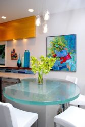 Mesas de vidro - confiabilidade e exclusividade do interior. 285+ (foto) opções com gosto de designer