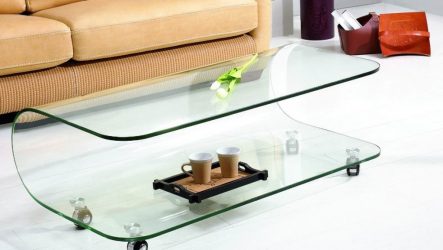 Mesas de vidro - confiabilidade e exclusividade do interior. 285+ (foto) opções com gosto de designer