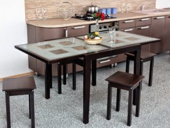 Mesas de vidro - confiabilidade e exclusividade do interior. 285+ (foto) opções com gosto de designer