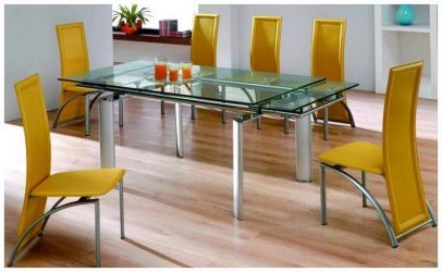 Mesas de vidro - confiabilidade e exclusividade do interior. 285+ (foto) opções com gosto de designer