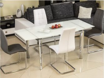 Mesas de vidro - confiabilidade e exclusividade do interior. 285+ (foto) opções com gosto de designer