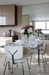 Mesas de vidro - confiabilidade e exclusividade do interior. 285+ (foto) opções com gosto de designer