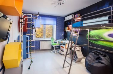 Rack para livros e brinquedos no berçário: Uma solução simples e original de sistema de armazenamento do tipo 