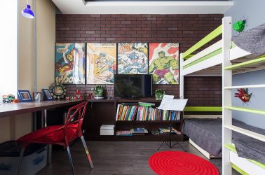 Rack para livros e brinquedos no berçário: Uma solução simples e original de sistema de armazenamento do tipo 