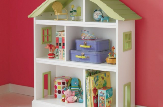 Rack for books and toys in the nursery: A simple and original do-it-yourself storage system solution (225 + Photo)