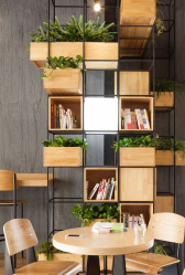 Uma interessante seleção de prateleiras para salas de diferentes funcionalidades: 220 + Foto Zoneamento conveniente para crianças, sala de estar, banheiro