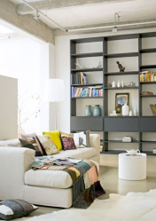Uma interessante seleção de prateleiras para salas de diferentes funcionalidades: 220 + Foto Zoneamento conveniente para crianças, sala de estar, banheiro