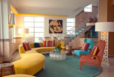 Estilo retro no interior (mais de 130 fotos) - Tudo o que eles queriam saber, mas tinham medo de perguntar sobre o design