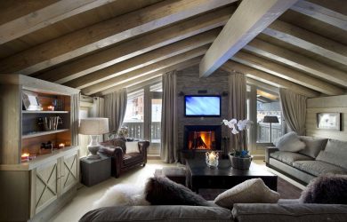 O interior da casa no estilo de chalés: Como criar um conto alpino? Mais de 210 fotos de design de dentro e de fora