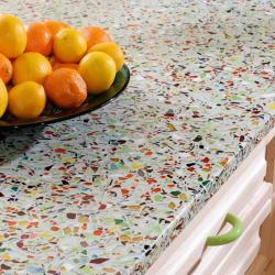 Countertop tiles - การออกแบบดั้งเดิมของพื้นผิวการทำงาน ตัวเลือก 195+ (ภาพถ่าย) สำหรับห้องครัวและห้องน้ำ