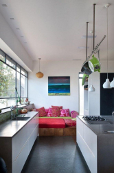 Countertop tiles - การออกแบบดั้งเดิมของพื้นผิวการทำงาน ตัวเลือก 195+ (ภาพถ่าย) สำหรับห้องครัวและห้องน้ำ