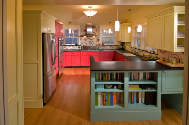 Countertop tiles - การออกแบบดั้งเดิมของพื้นผิวการทำงาน ตัวเลือก 195+ (ภาพถ่าย) สำหรับห้องครัวและห้องน้ำ
