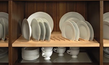 O secador de cozinha para ware em um caso (115 + fotos) - construído em, angular, de um aço inoxidável. Qual você escolhe?