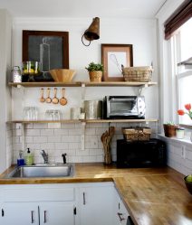 O secador de cozinha para ware em um caso (115 + fotos) - construído em, angular, de um aço inoxidável. Qual você escolhe?