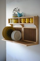 O secador de cozinha para ware em um caso (115 + fotos) - construído em, angular, de um aço inoxidável. Qual você escolhe?