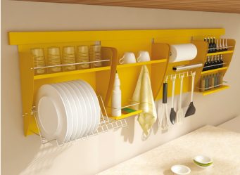 O secador de cozinha para ware em um caso (115 + fotos) - construído em, angular, de um aço inoxidável. Qual você escolhe?