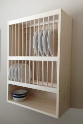 O secador de cozinha para ware em um caso (115 + fotos) - construído em, angular, de um aço inoxidável. Qual você escolhe?