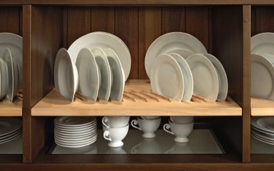 O secador de cozinha para ware em um caso (115 + fotos) - construído em, angular, de um aço inoxidável. Qual você escolhe?