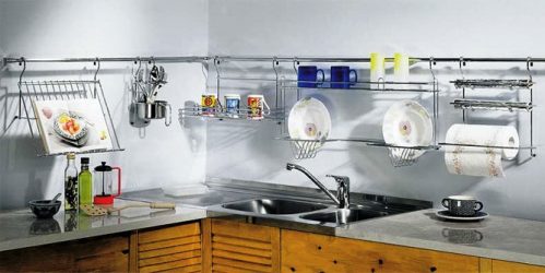 O secador de cozinha para ware em um caso (115 + fotos) - construído em, angular, de um aço inoxidável. Qual você escolhe?