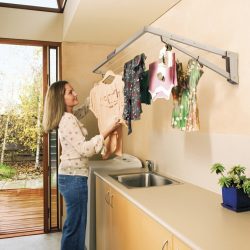 85+ Fotos de ferramentas para secar roupas na sacada faça você mesmo: Cabide, Lianas, Cordas. Qual opção escolher?