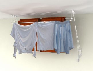 85+ Fotos de ferramentas para secar roupas na sacada faça você mesmo: Cabide, Lianas, Cordas. Qual opção escolher?