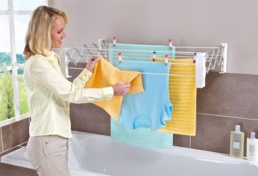 85+ Fotos de ferramentas para secar roupas na sacada faça você mesmo: Cabide, Lianas, Cordas. Qual opção escolher?