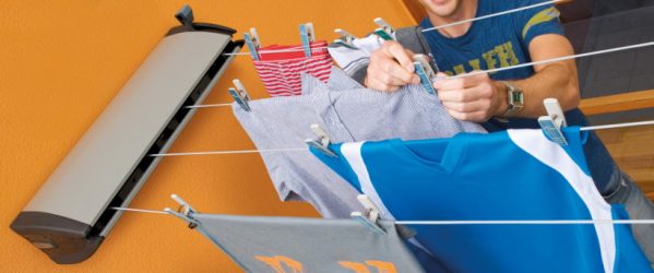 85+ Fotos de ferramentas para secar roupas na sacada faça você mesmo: Cabide, Lianas, Cordas. Qual opção escolher?