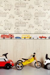 A combinação de papel de parede e móveis no interior da sala de estar / quarto / cozinha / berçário. Quão importante é a escolha?